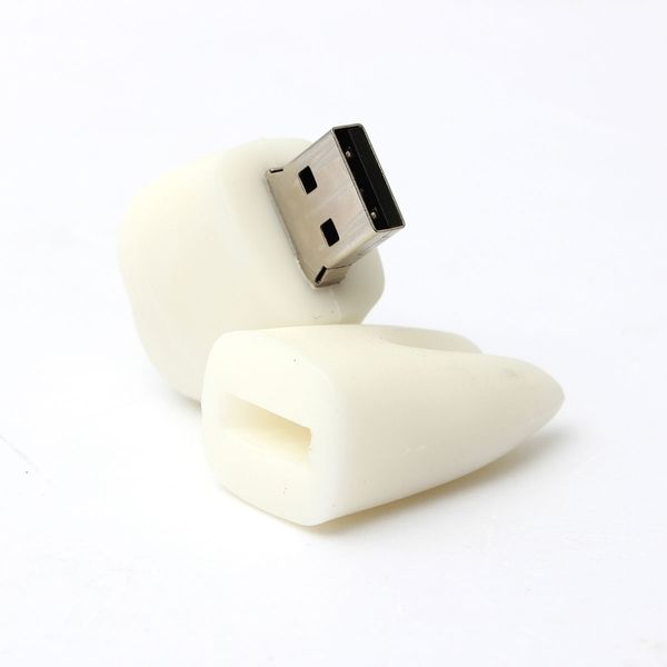 

wholesales white tooth cute model 16gb usb 2.0 flash drive memory stick storage thumb u disk pen u28