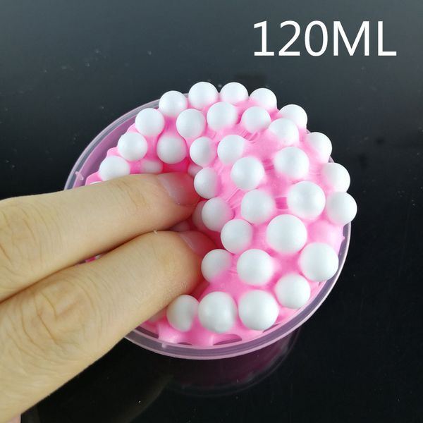 

squishy fidget toy fluffy floam slime spinner colorful beads mud scented stress relief no borax kid toys vent clay toys plasticine fun