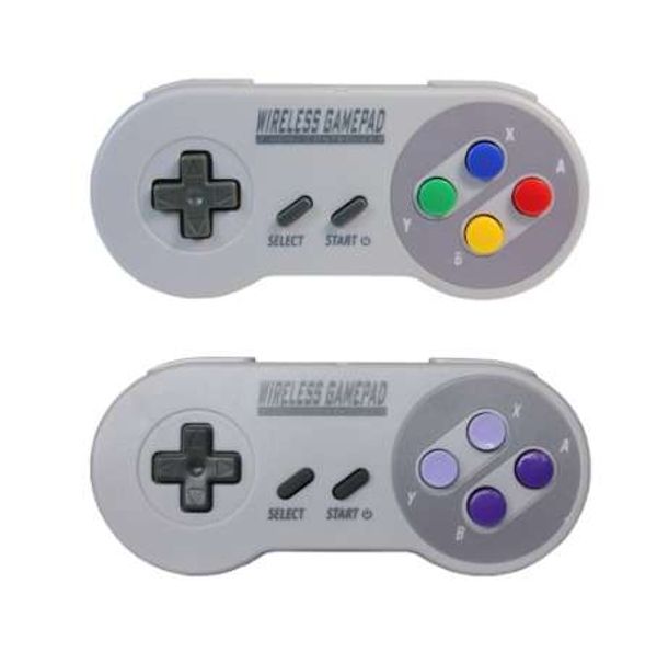 Masiken 2.4Ghz Controlador Sem Fio Joystick Joypad Gamepad para NES (SNES) Super Nintendo Classic Mini Acessórios Jogos