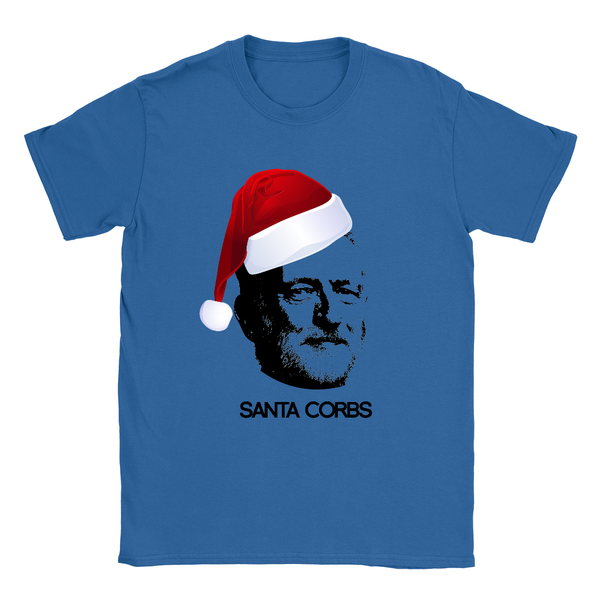 Santa Corbs Mens T-Shirt Funny Christmas Secret Santa Filler Gift Dad Corbyn