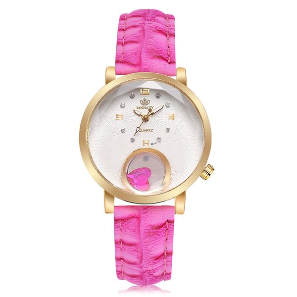 

brand ladies luxury watch gifts female fashion pu leather belt rhinestone watches women wristwatches clock ing, Slivery;brown