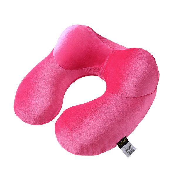 

new folding inflatable neck air cushion u shape neck travel pillow business trip pillow outdoor office nap head rest air cushion