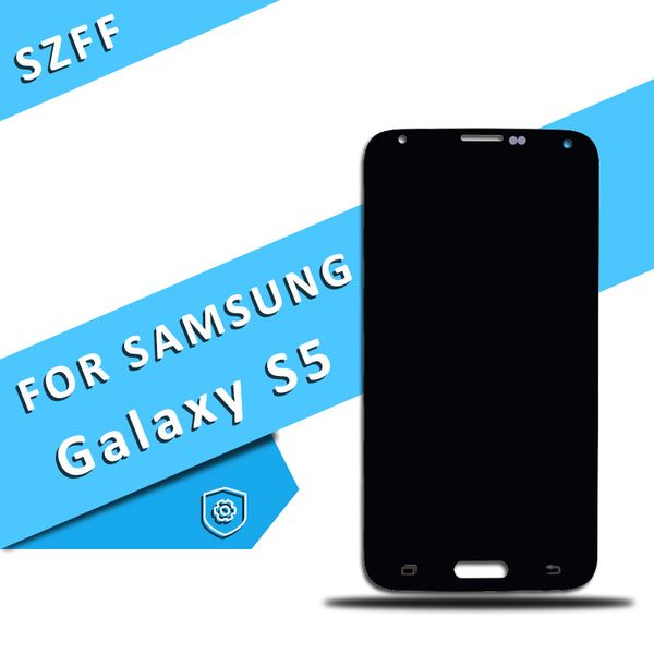 

Для Samsung Galaxy S5 i9600 G900F G900H G900M G900 Черный Белый ЖК-Экран Сенсорный Дигитайзер Замена Б