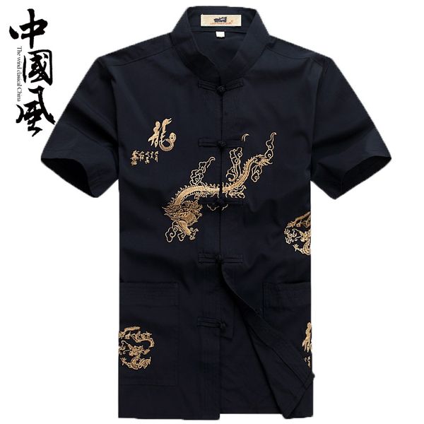 camisa oriental hombre