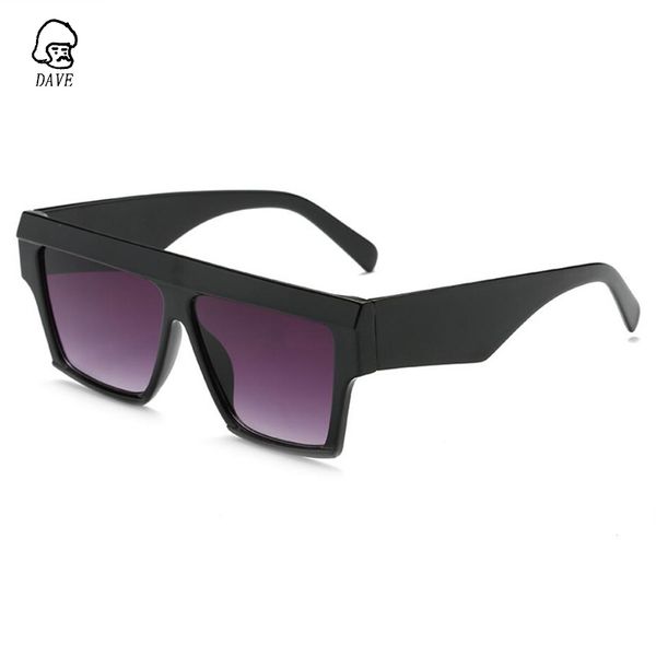 

dave retro square sunglasses women men brand designer oversized sun glasses female vintage red blue big frame eyewear uv400, White;black