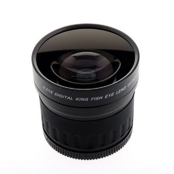 

58mm 0.21x fish eye lens fisheye for canon 750d 700d 650d and nikon sony fuji camera with 58mm uv filter lens thread
