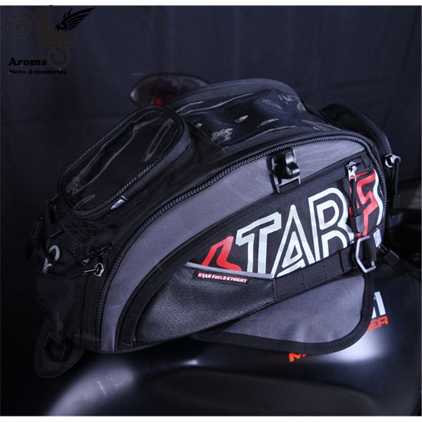 

big size waterproof part black magnet motocross helmet bags motorbike luggage pit bike pouch moto saddlebag motorcycle tank bag
