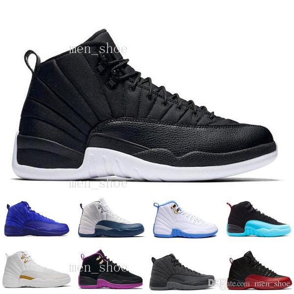 

[with box]12 wool men basketball shoes 12s wool grey black man and women 12s sports sneakers women running shoes for men