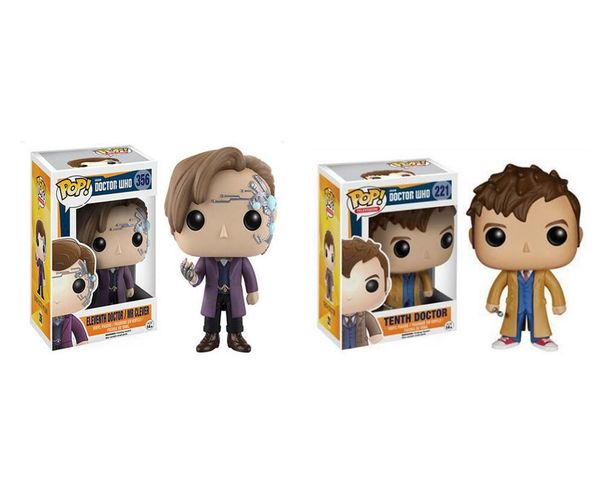 2020 Funko Pop Doctor Who Tenth Doctor Eleventh Doctor Vinyl