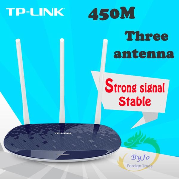 Беспроводной маршрутизатор TP-LINK, 450M true, 3 антенны. Умный домашний интеллектуальный маршрутизатор TL-WR886N Wi-Fi. Поддержка работы мобильных приложений. Высокочастотный чип высоких частот. Простой, удобный в использовании маршрутизатор.