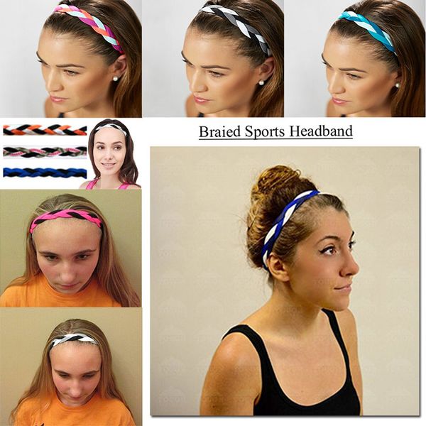 Girls Ladies Softball Sports Headbands Set Baseball Elastic Nylon