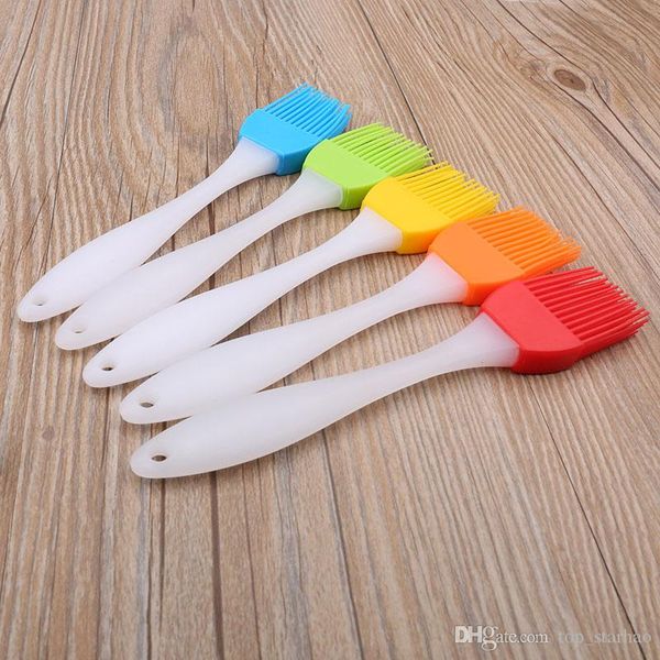 

siliconel temperature resistant of 230 degrees celsius silicone bbq brush oil brush butter brushes mixed color wholesale random send xl-g160
