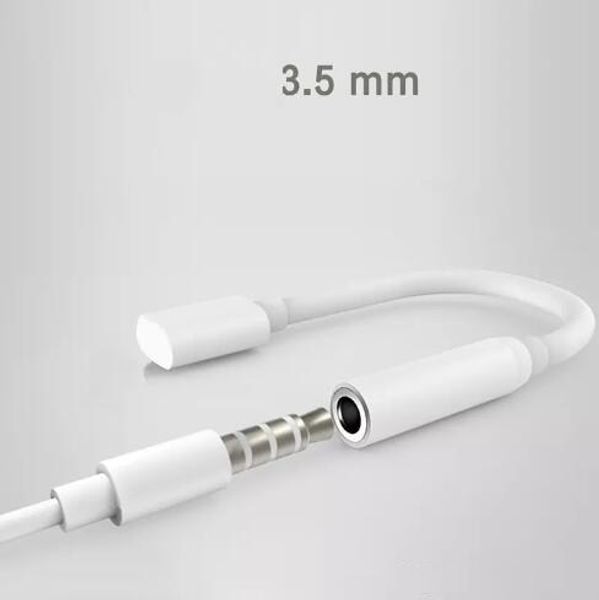 

Earphone headphone jack adapter converter cable lighting to 3 5mm audio aux connector adapter for io 12 cord for iphone 8 plu x x max xr