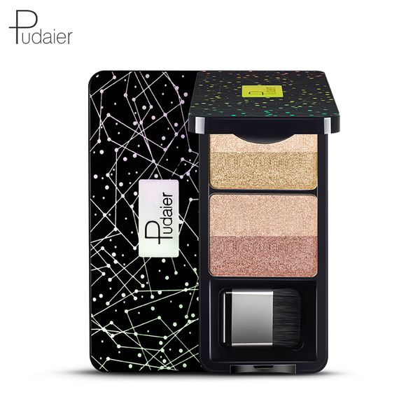 

pudaier 2018 new eyes make up eye shadow eye greaient eyeshadow glitter shimmer natural eyes cosmetic girl plate