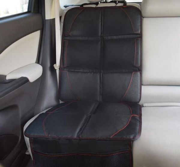 

2018 luxury leather car seat protector child or baby car seat cover easy clean protector safety anti slip universal black