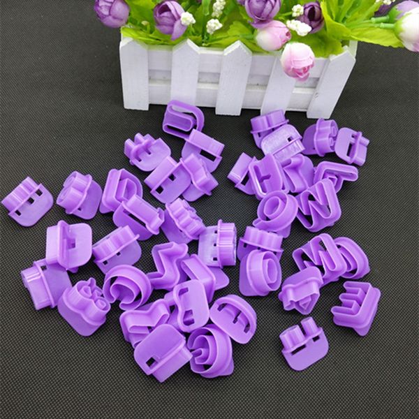 

new 40pcs alphabet number letter diy character fondant cake decorating set icing cutter mold moulds cake baking tools decor