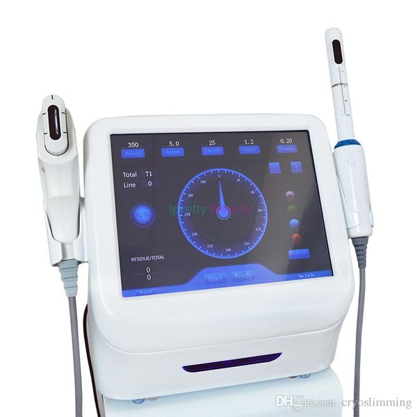 

2 in 1 hifu vaginal tightening machine anti aging face lifting body slimming wrinkle removal with 5 cartridges ultrasound beauty equipment