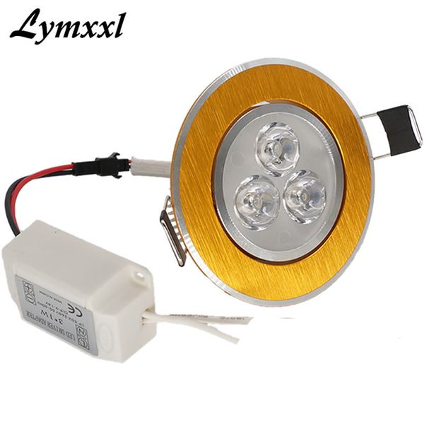 Gold Shell Led Ceiling Lights Dimmable 3w Cri85 Ac90 260v Or 12v