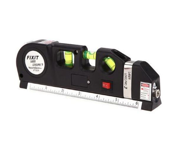 

multipurpose level laser horizon vertical measure tape aligner bubbles ruler