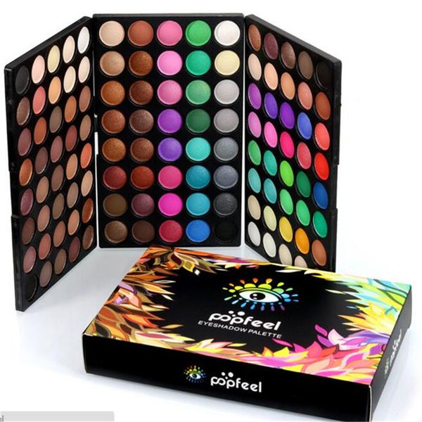 

popfeel 120 colors eyeshadow professional makeup eye shadow shimmer matte eyeshadow palette set kit dhl ing