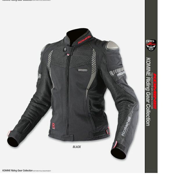 

2017 new komine jk089 3d titanium breathable mesh racing ride high-performance drop resistance clothing motorcycle jacket black