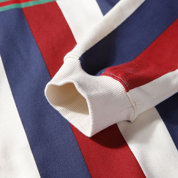 

2020 new designer hoodie luxury jumpers sweater brand loose breathable striped letter print fashion casual style brand sweatshirts, Black