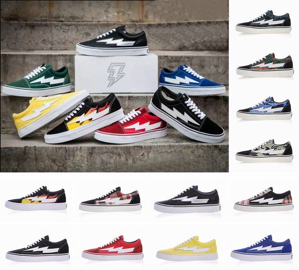 

2018 new revenge x storm old skool skate pop up store sports designer sneakers mens womens skateboarding canvas casual trainers size 36-45, Black