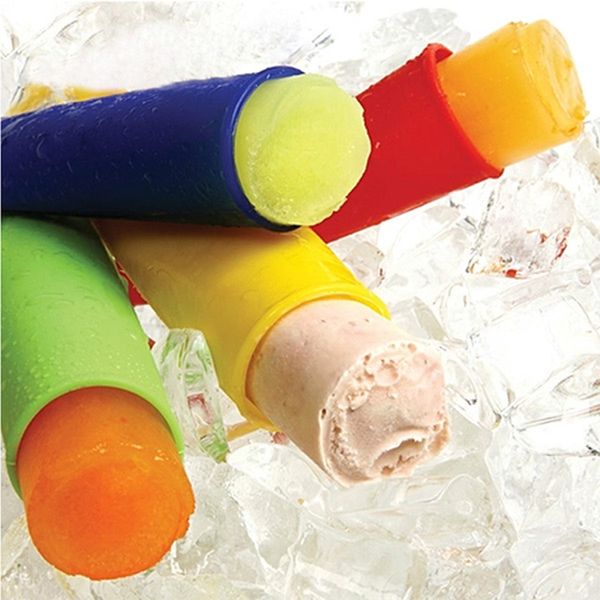 Congelado picolé Moldes 15CM Silicone Ice Pop Criador Moldes Ice Cream Bandeja fabricante de ferramentas geladas Pops sacos para miúdos e adultos 6 cores