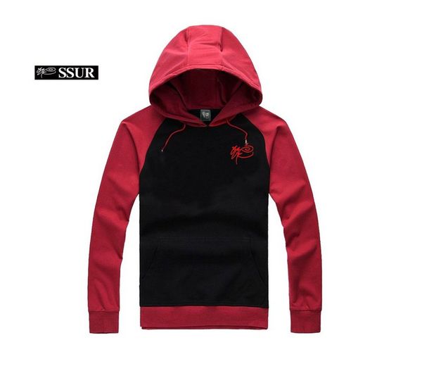 

10778 s-5xl ssu hoodies men winter fashion hip hop sweatshirts man fleece hoody pullover sportswear clothing, Black