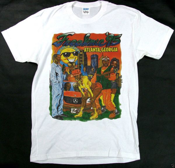 

Винтаж 1995 Атланта Freaknik хип-хоп футболка ограничена все Размер S-2XL