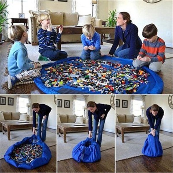 

150cm large portable play mat toy torage bag for kid children infant baby playing mat organizer blanket rug boxe b1539
