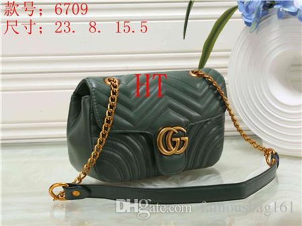 

2019 styles Handbag Fashion Leather Handbags Women Tote Shoulder Bags Lady Leather Handbags Bags purse wallet 6709