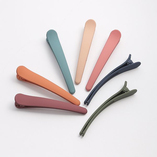 

fashion acrylic frosted clamp duck mouth clip women girls barrettes hairpins barrettes make-up facial fringe clips ornaments acc
