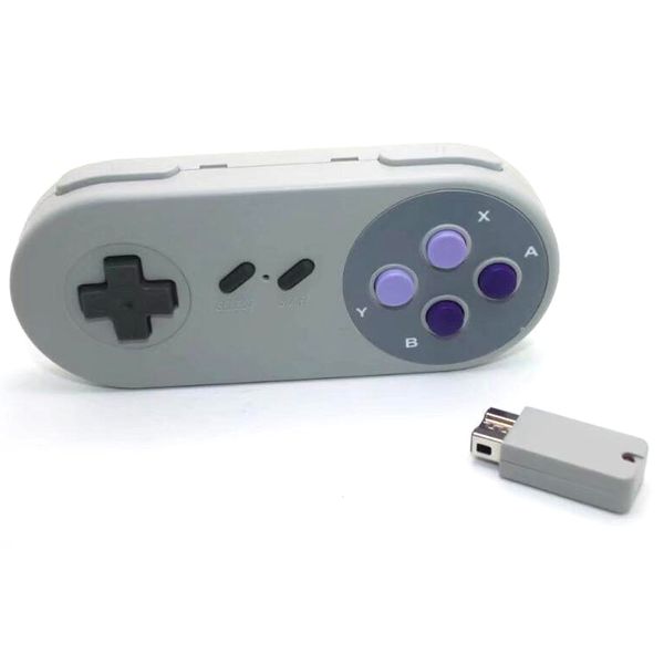 

xunbeifang Wireless Button Style Controller Gamepad for SNES mini console