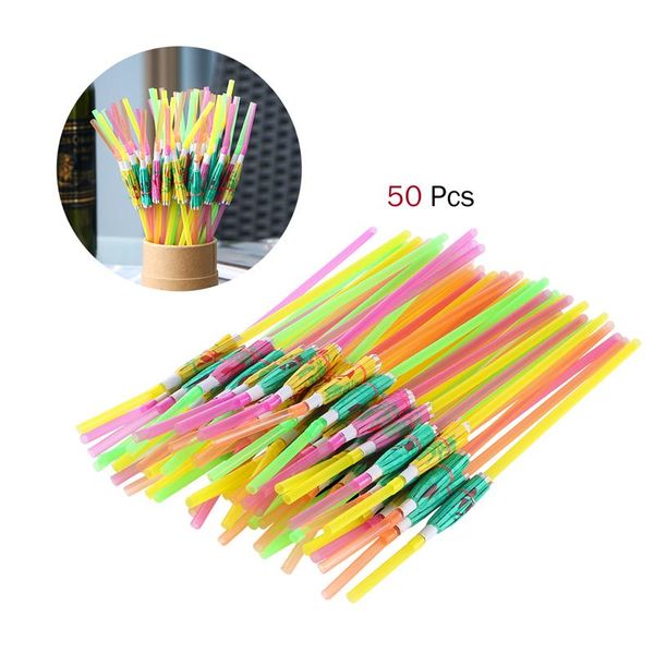 

eco-friendly 100pcs paper drinking straws flamingo on paper straws wedding birthday party hawaiian style tropical drinks party favor