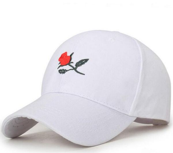 

summer adjustable fashion embroidered rose baseball cap, Blue;gray