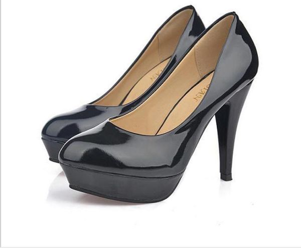 Zapatos Tamaño Color Ocupación Sólido Negro Vestir De Las 10 Gran Cm Temporadas Moda Compre Nuevas Tacones Durante Cuatro Mujeres Altos kXNn0O8wP