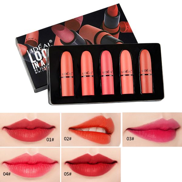 Acheter 2018 Nouvelle Mode Matte Lèvres Cosmétiques Longue Durée De Pigment Sexy Rouge Rose Marque Matte Mini Lèvres Rouge à Lèvres Ensemble De 2512