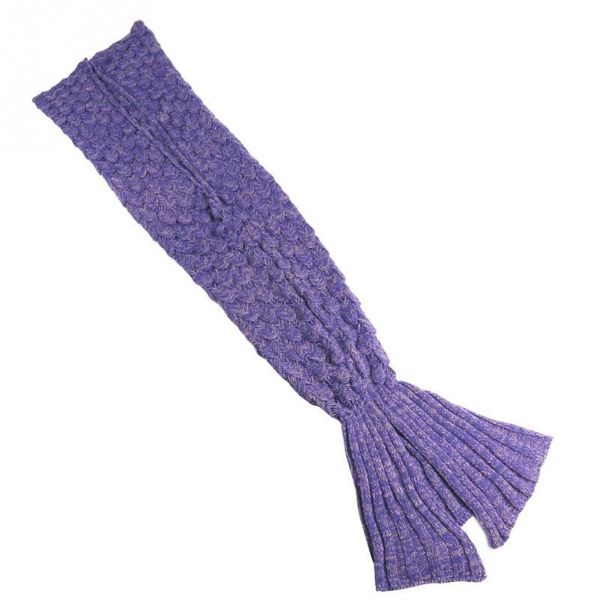 

the new fish-scale pattern mermaid blankets home fashion acrylic material soft and comfortable sofa blanket