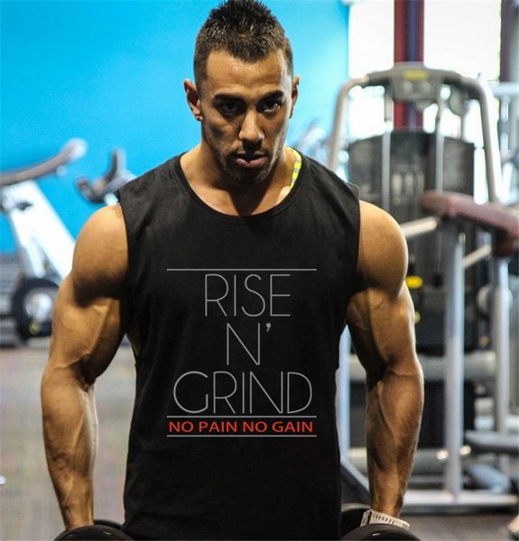 

mens man bodybuilding men tank stringer man fitness singlet cotton vest clothes golds sleeveless shirt cotton muscle hip hop, White;black
