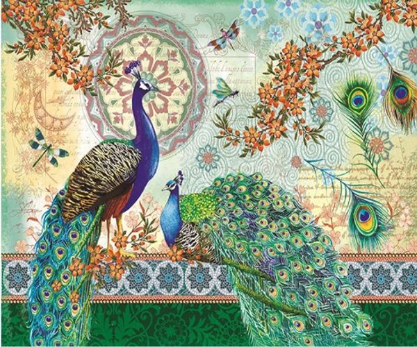 

Full Square/Round Drill 5D DIY Diamond Painting "peacock" Embroidery Cross Stitch Mosaic Home Decor Art Experience toys Gift A0271