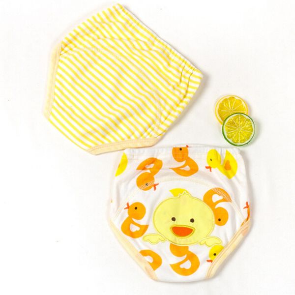 

2 pcs/set baby diapers reusable nappies cloth diaper washable infants children baby cotton training pants panties nappy changing