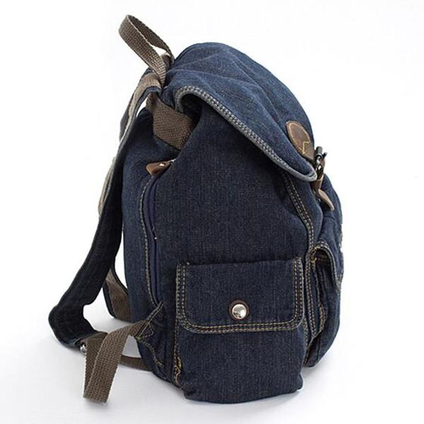 

fashion women backpack youth denim backpacks teenage girls female school shoulder bag preppy style travel bagpack