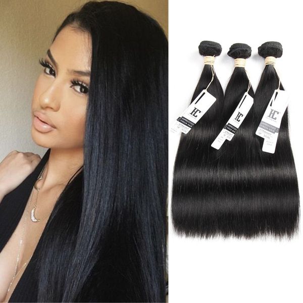 7a Grade Quality Peruvian Hair Weave Straight 3 4 5 Bundles Cheap