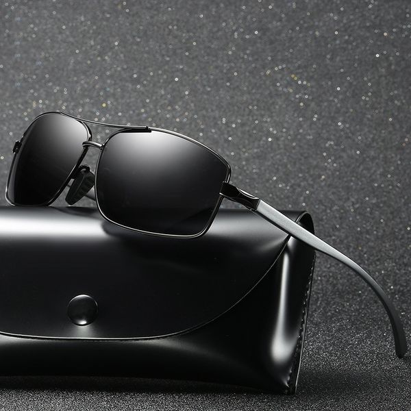 

brand men's retro square black sunglasses polarized uv400 lens eyewear accessories male sun glasses for men/women lentes hombre, White;black