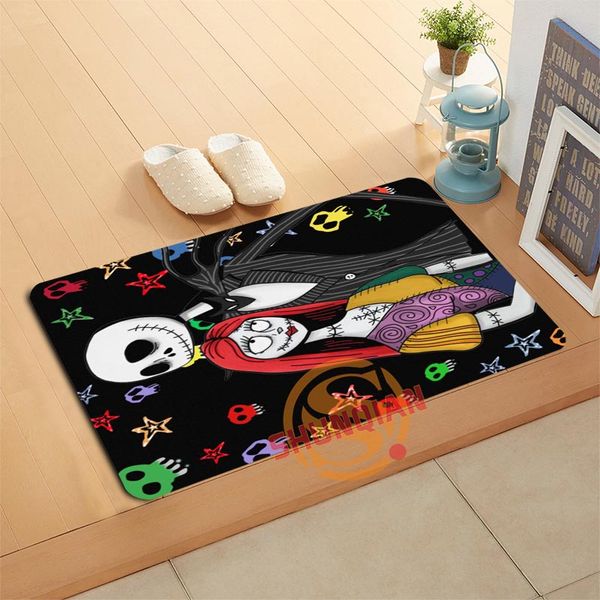 2019 New Design Custom The Nightmare Before Christmas Doormat Bath Mats Foot Pad Home Decor Bathroom Mats Door Mat Floor Mat A320 50 From Hopestar168