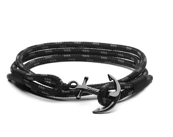 

том надежды браслет для мужчин и женщин конструктора ручной тройной нити веревки браслет из нержавеющей стали 17 цветов анкерные очаровывает, Golden;silver