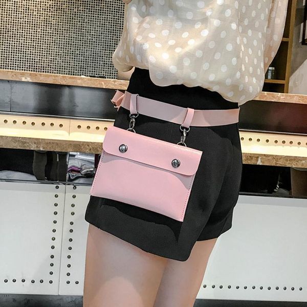

sleeper #5001 fashion women pure color hasp leather messenger shoulder bag chest bag ing