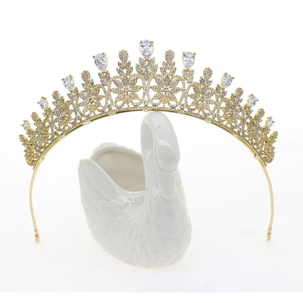 

gold crowns tiara de noiva wedding hair accessories bridal hair jewelry pegeant party crown, Silver