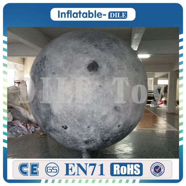 

to door giant helium inflatable moon ball for mall hanging inflatable planet balloon for party decoration/exhibition/events